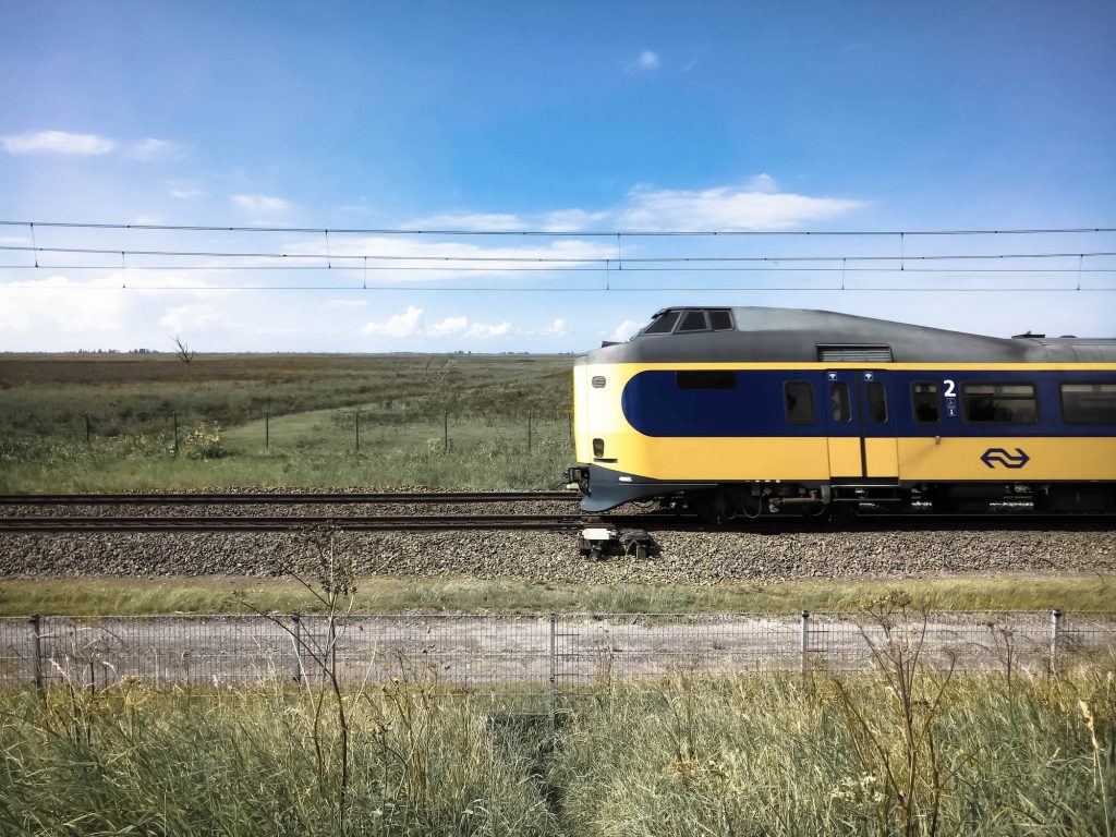 Train at Oostvaardersplassen